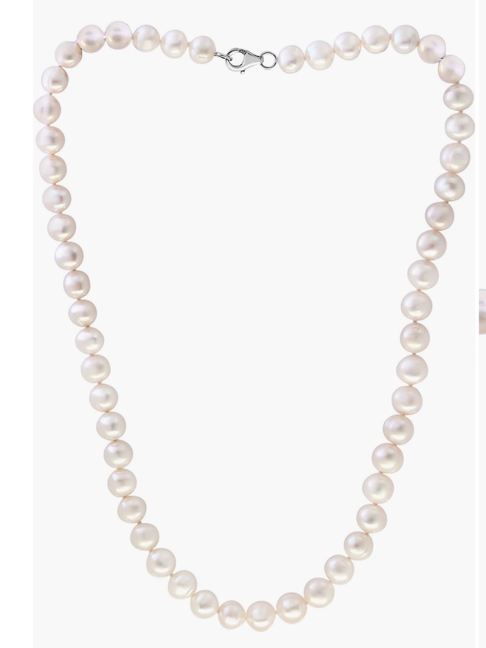 Effy White Pearl Graduated Strand Necklace
